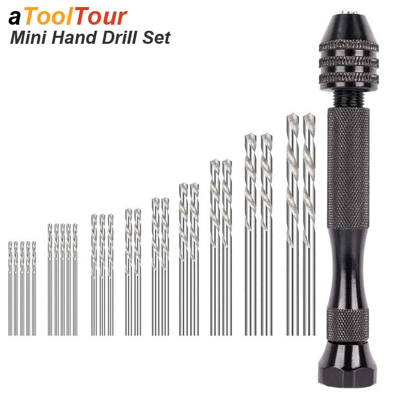 Woodworking Resin - Micro Mini Hand Drill Bits Set