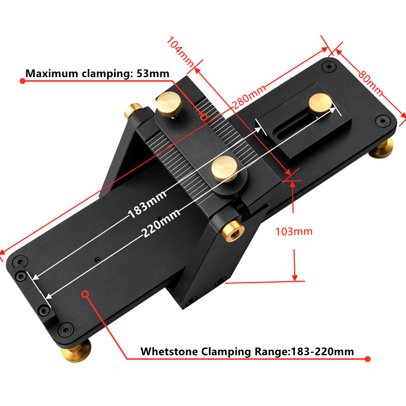 Aluminum Fixed Angle Whetstone - Wood Chisel Set review and price