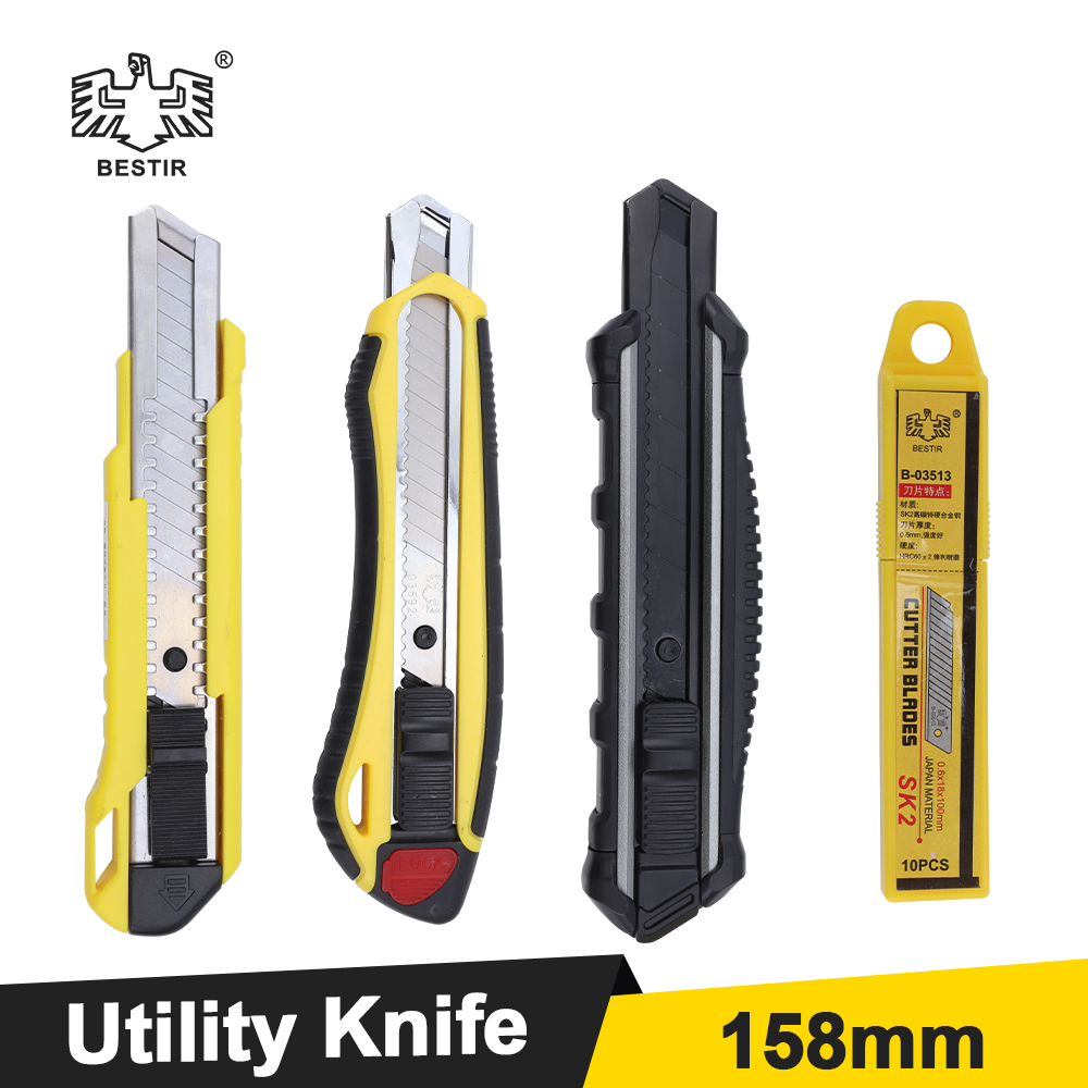 BESTIR Retractable Utility Kni - Woodworking Wallpaper review and price