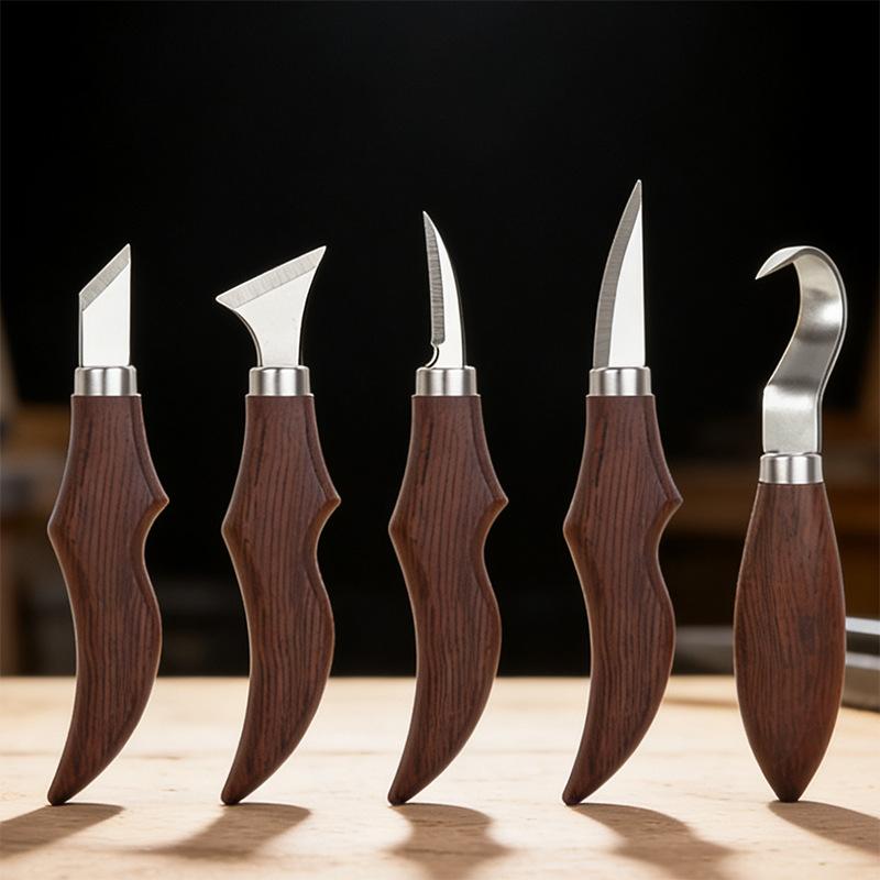 5Pcs Wood Carving Knife Set Wi - Wood Chisel Set review and price