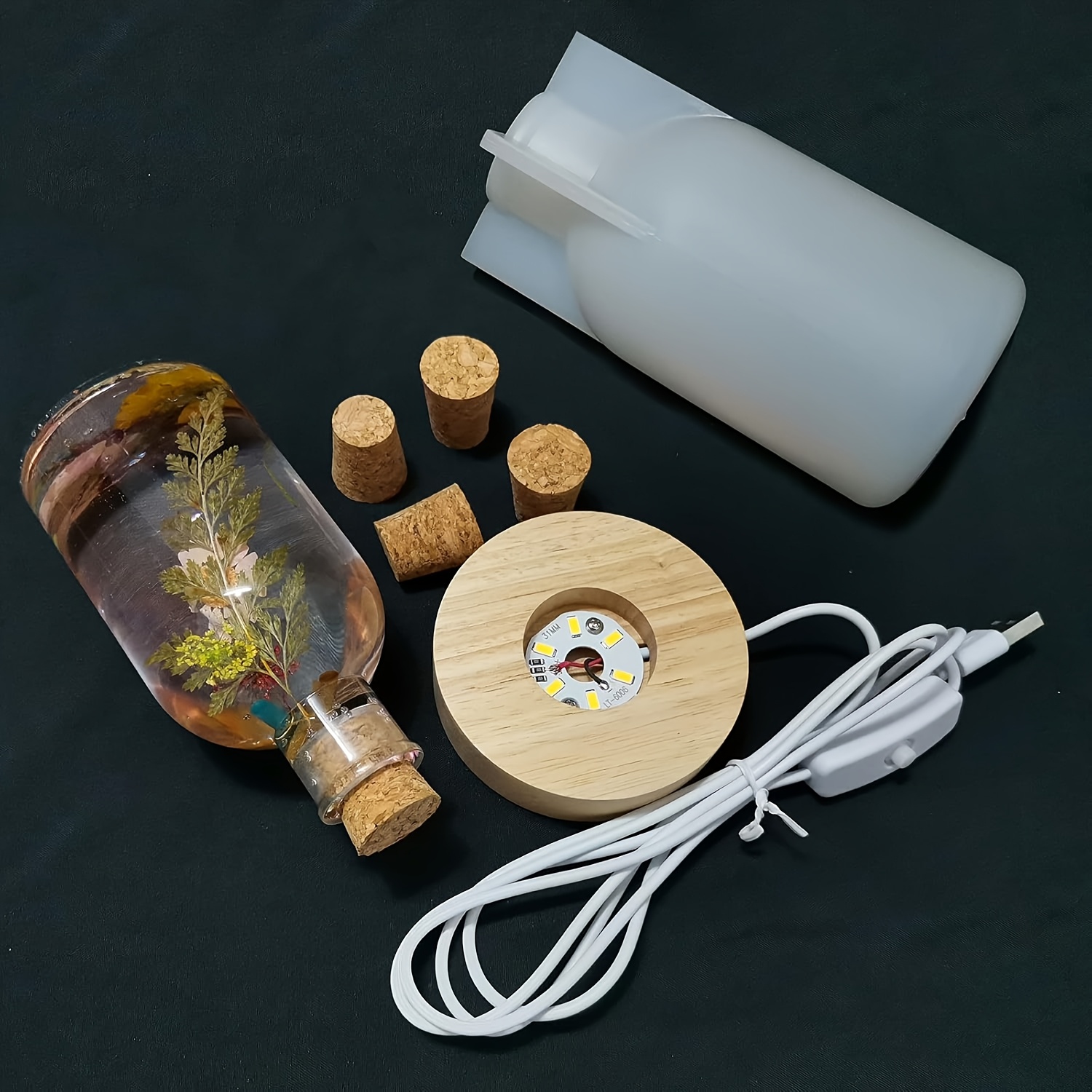 Drift Bottle Light Resin Mold  - Woodworking Resin review and price