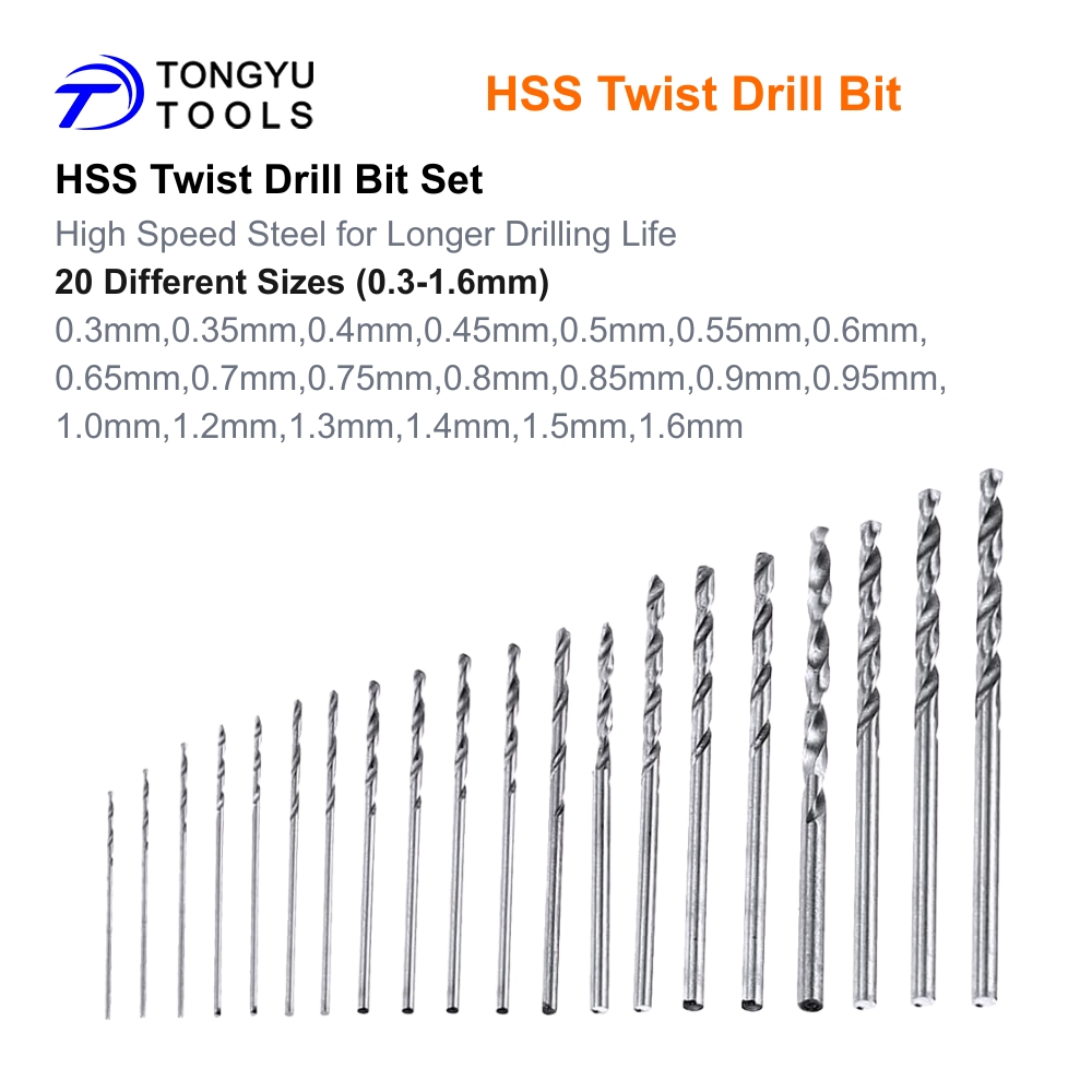20Pcs Mini Twist Drill Bit Mic - Woodworking Resin review and price