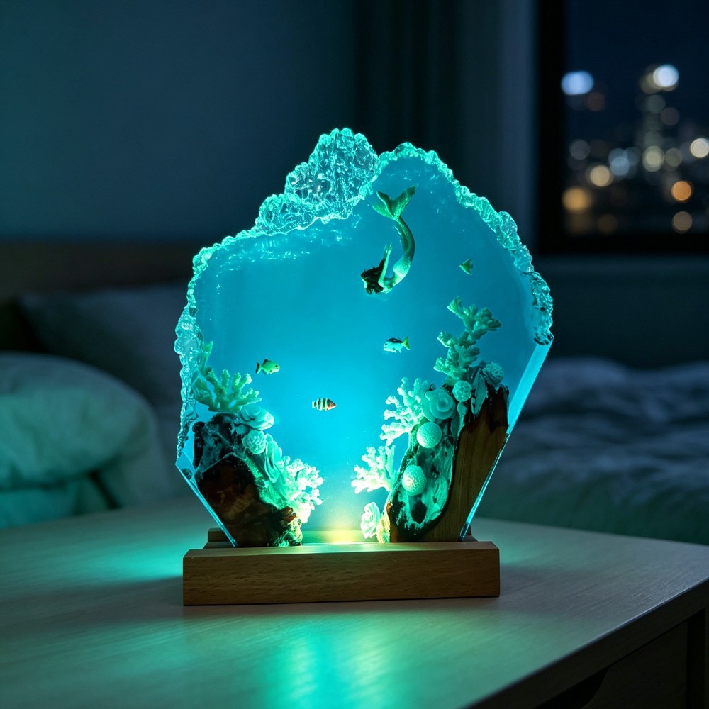Deep Sea Mermaid Epoxy Sculptu - Woodworking Resin review and price
