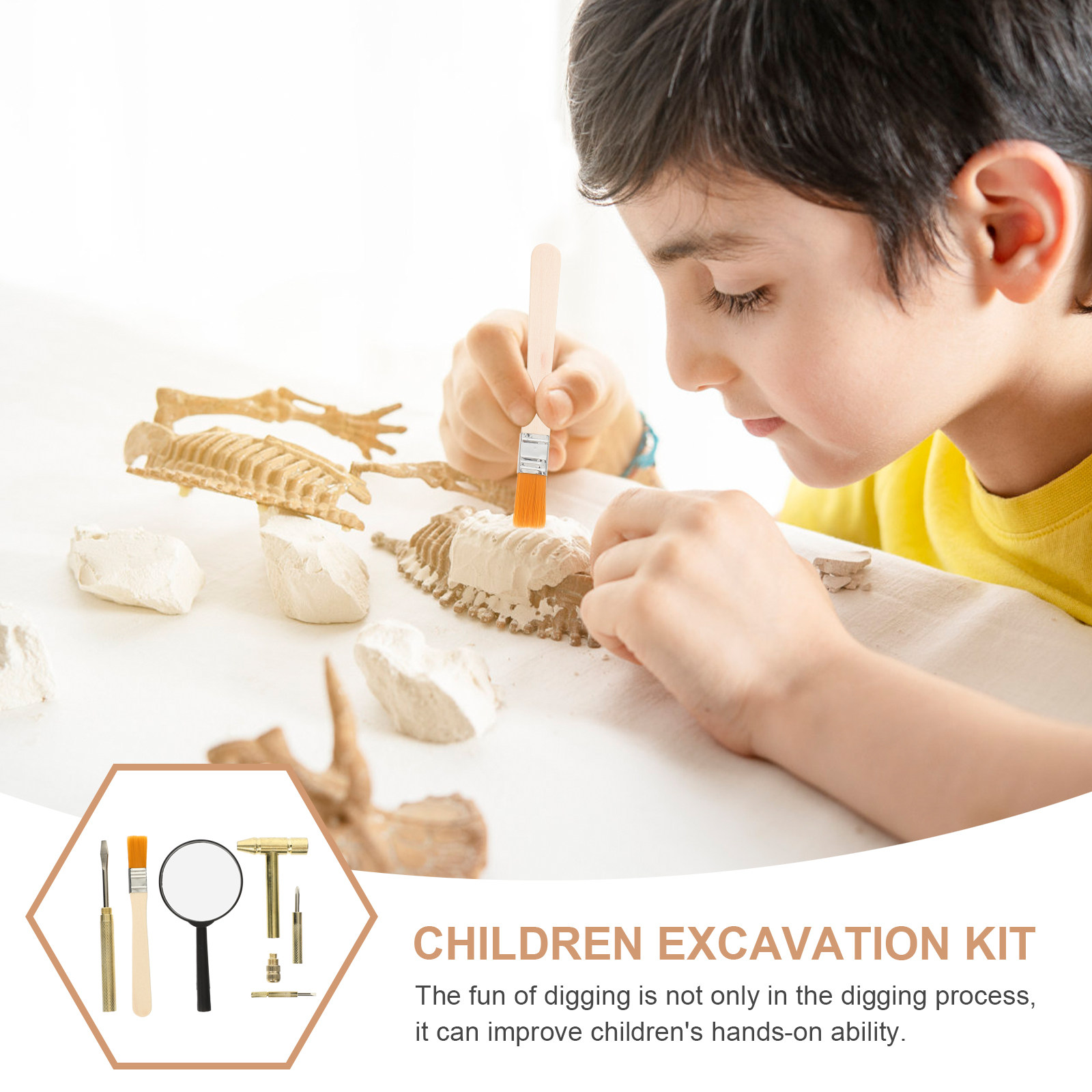 1Set Kid Excavation Tool Set S - Wood Chisel Set review and price